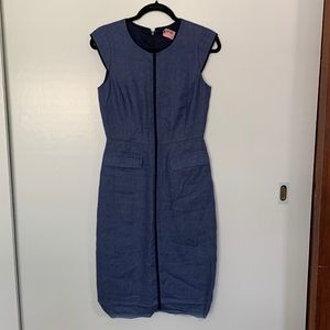 J. Crew linen sheath dress